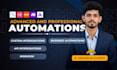build advanced ai agents and n8n automation for businesses