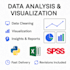clean, analyze, and visualize data using python or excel