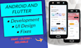 build flutter mobile games, apps, fix and test your project