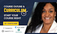 create a professional course content, curriculum for your online course creation