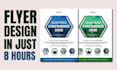create a stunning custom flyer design for your business