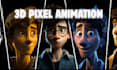 do 3d pixar animation, 3d disney, character animation video