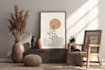 design minimalist boho abstract printable wall art