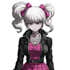 illustrate danganronpa characters in dramatic anime style