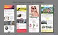 design editable mailchimp newsletter template and setup email flows