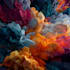 create abstract and surreal  acrylic art