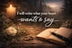 write what your heart wants to say