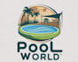 makes swimming pool, pool cleaning logo design