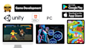 develop 2d and 3d games for android and ios