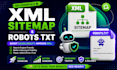 create XML sitemap and robots txt for your website