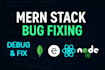 debug and fix mern stack issues in your web application