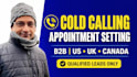 do cold calling and appointment setting for US,UK rest of europe