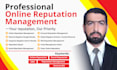 do pro online reputation management, reverse SEO to push down negative listing