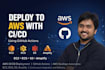 deploy or fix your app on AWS ec2 ecs with ci cd github actions