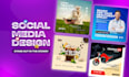 design canva social media post design for facebook, instagram, linkedin