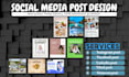 professional social media post design