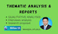 thematic analysis and qualitative analysis using nvivo