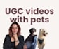 make authentic pet ugc videos with my dogs
