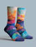 do custom sublimation sock design