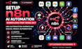 setup n8n ai automation, n8n automation workflow, n8n social media automation