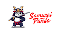 do amazing samurai panda logo with unique t shirt concept
