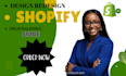 build shopify website design or redesign shopify store