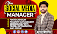 be your social media manager and virtual assistant