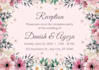 design elegant wedding invitation card in 24h