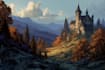 do anime background, 2d environment, landscape