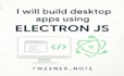 build desktop apps using electron js