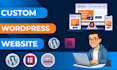 customize,redesign,custom wordpress website development with responsive design