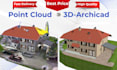 convert point cloud data into  3d archicad bim