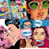 draw nsfw retro, illustration, retro comic book, vintage comic, retro comic page