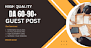 do high da guest post  with dofollow baklinks on general blog