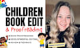 professionally edit and proofread your children book