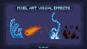 create pixel art visual effects animations