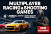 develop 3d multiplayer car racing game, racing game, runner game, in unity 3d
