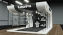 visualize 3d exhibition stand, trade booth, retail display, luxury items render