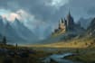 do the digital landscape illustration or background