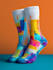 draw a unique socks design