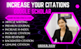 increase your google scholar citations in peer reviewed journals