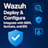 configure deploy  wazuh and integrate implementation with siem suricata ids
