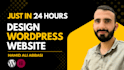 design clean and responsive website in 24 hours