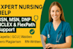 do flexpath, nclex, bsn, msn and dnp nursing capella, gcu