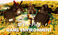 design optimized low poly 3d environments for your game