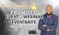 promote your webinar, zoom or eventbrite event for real attendance