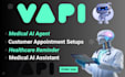 train vapi ai voice agent, customer calls health center chatbot vapi integration
