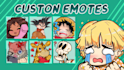 custom emotes and badges for twitch