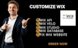 customize wix fix wix website with wix velo wix studio wix database wix API seo
