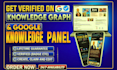 create your verified google knowledge panel or knowledge graph